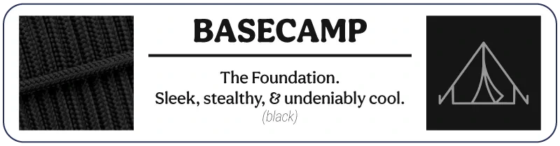 Colour Palette Description for Basecamp Black