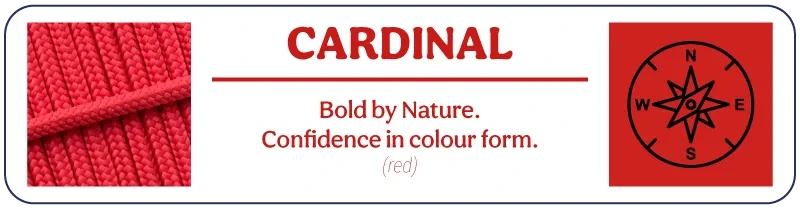 Colour Palette Description for Cardinal Red