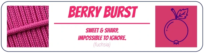 Colour Palette Description for Berry Burst Fuchsia