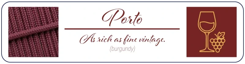 Colour Palette Description for Porto Burgundy