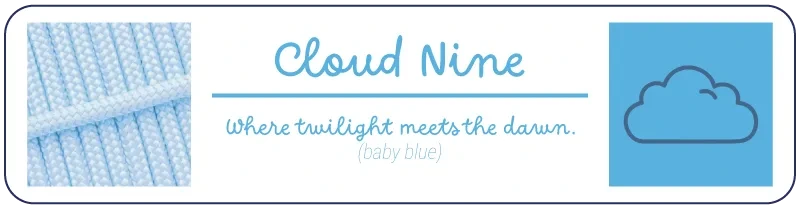 Colour Palette Description for Cloud Nine Baby Blue