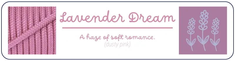 Colour Palette Description for Lavender Dream Dusty Pink