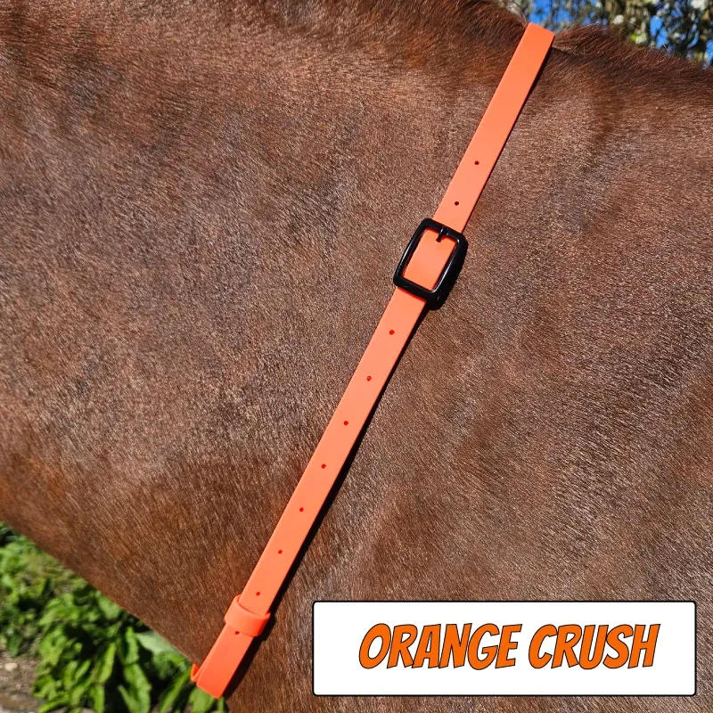 BioThane Neck Strap - POP Collection - Orange Crush-web.webp