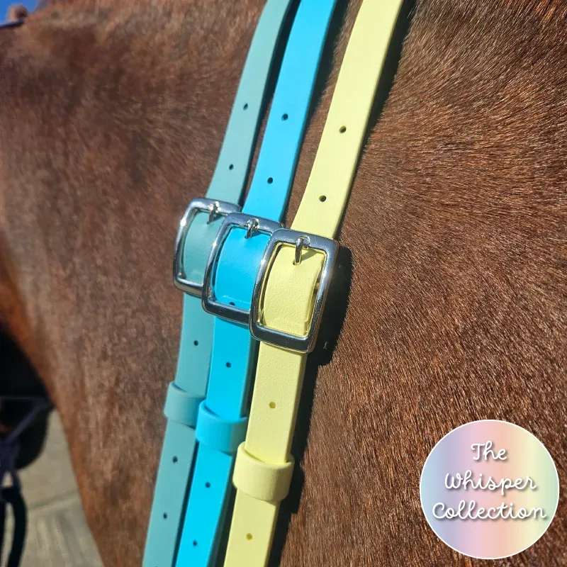 BioThane Neck Strap - whisper Collection - Silver 2-web.webp