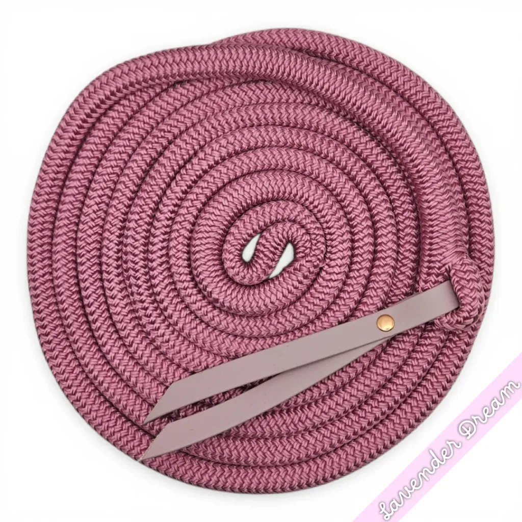 15ft groundwork rope - whisper collection - Lavender Dream 2-web.webp