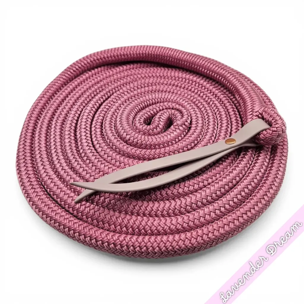 15ft groundwork rope - whisper collection - Lavender Dream 1-web.webp