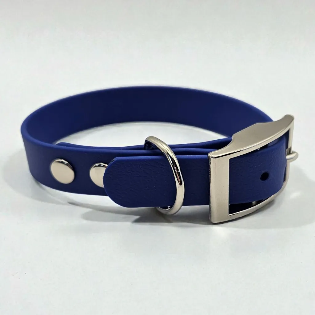biothane-dog-collar-anchor-point-dark-blue-front