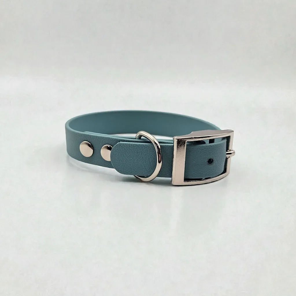 biothane-dog-collar-sea-foam-sea-green-front