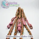 Braided English Reins | Misty Coral