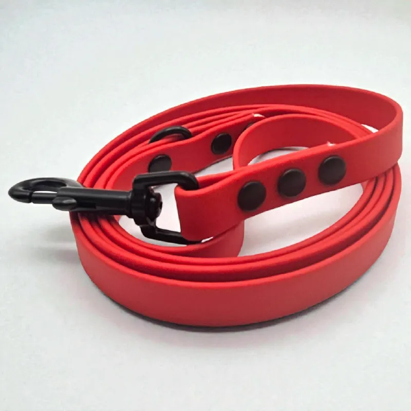 [CLASSIC-CARDI-SLIM-1] The Classic Dog Lead | Cardinal (Slim (150cm x 1.6cm))