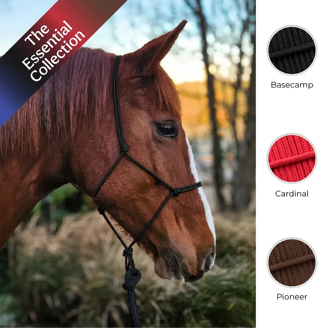 [HALTER-BASEC-SPONY-1] All Weather Rope Halter | The Essential Collection (Small Pony, Basecamp)