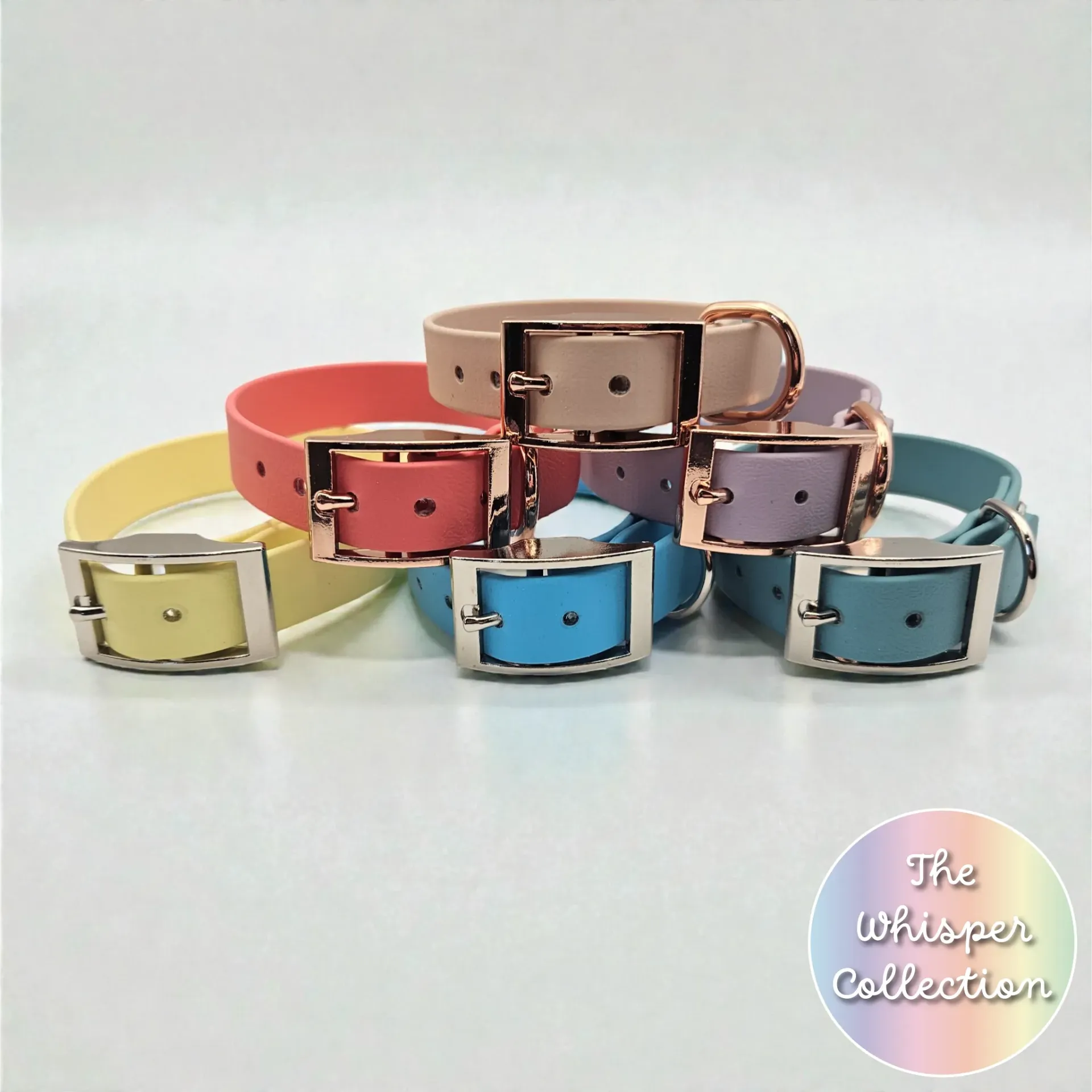 [CLASSIC-CLOUD-XS-2] The Classic Dog Collar | The Whisper Collection (Extra Small (19 - 25cm), Cloud Nine)