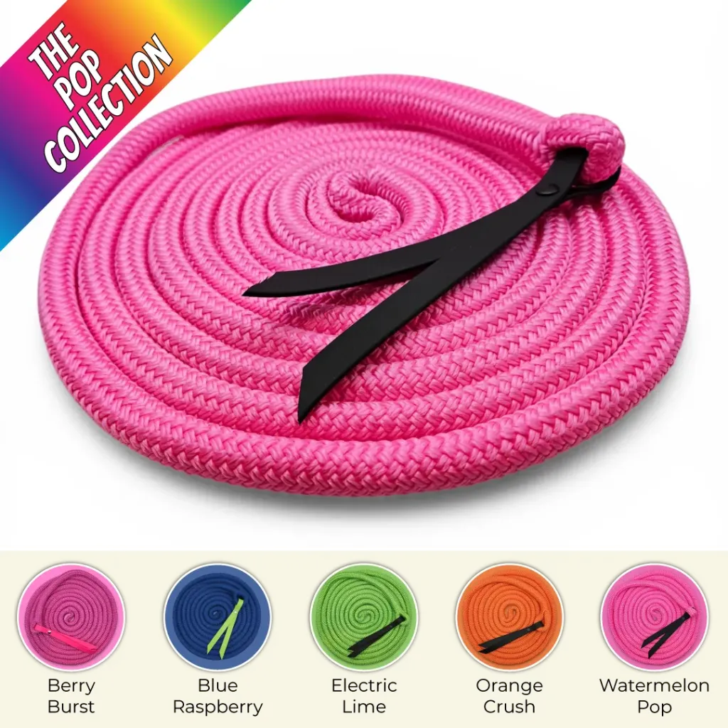 [ROPE-BERRY-15FT-1] 15ft Groundwork Rope | The POP Collection (Berry Burst)