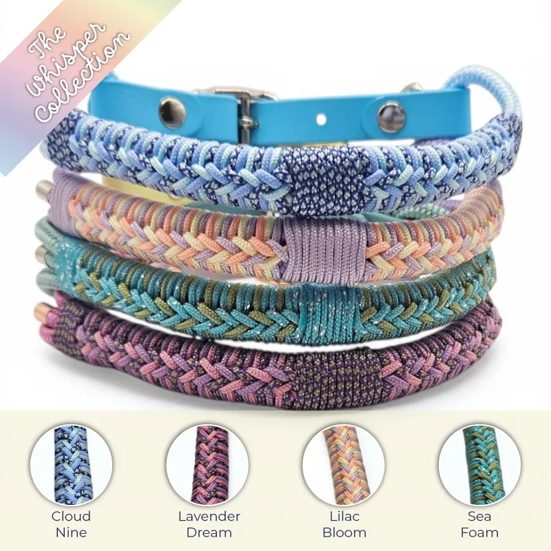 [FIRLE-CLOUD-SML-1] The Firle Dog Collar | The Whisper Collection (Small, Cloud Nine)