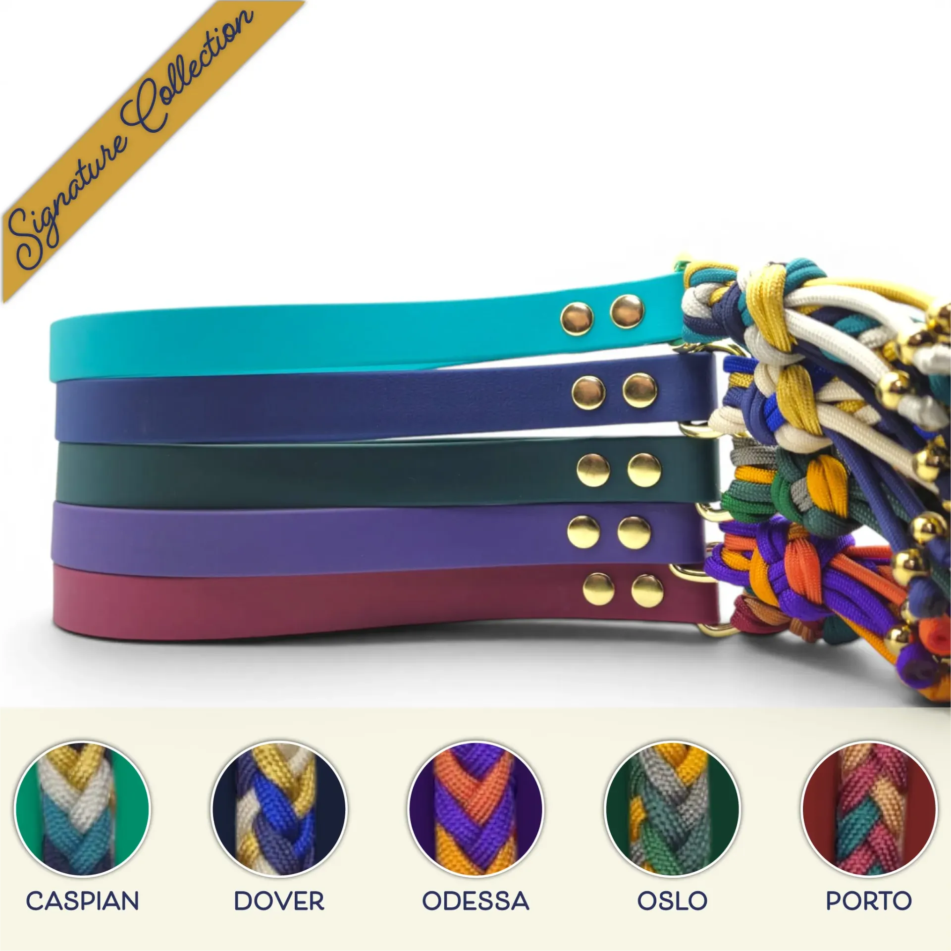 [WILM-CASPI-STD-1] The Wilmington Dog Lead | The Signature Collection (Caspian)